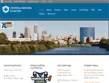 Tablet Screenshot of centralindiana.asse.org